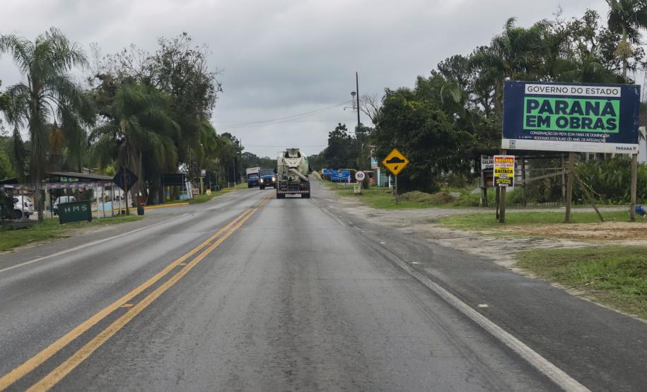 Lote 2 prevê duplicação de 13 km da PR-407, principal acesso para Pontal do Paraná, no Litoral