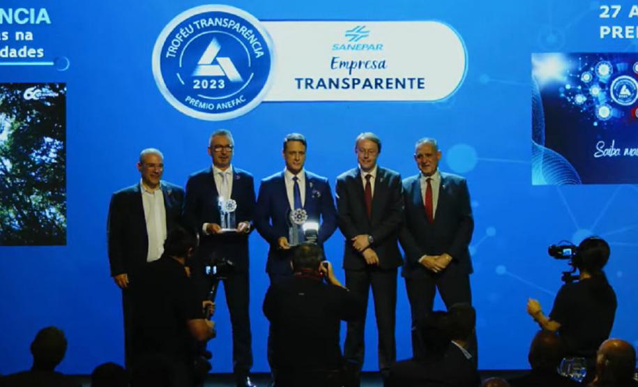 Sanepar é destaque nacional por transparência nas demonstrações financeiras