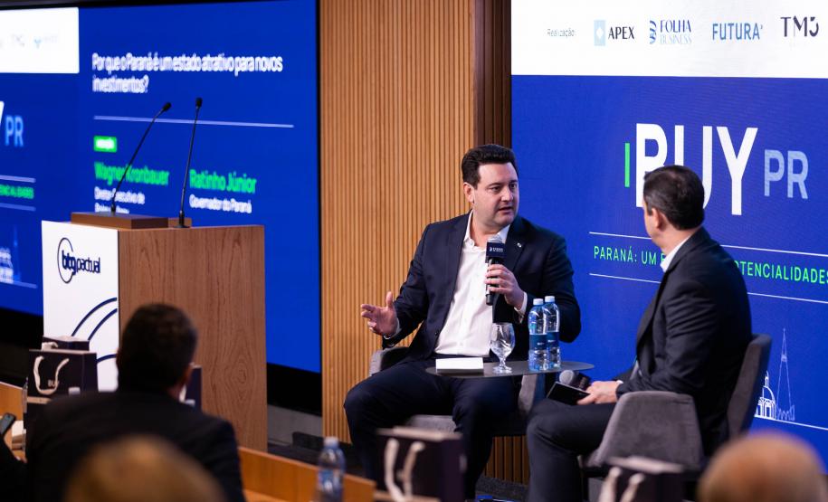 Governador Ratinho Junior apresenta potencial do Paraná a investidores brasileiros