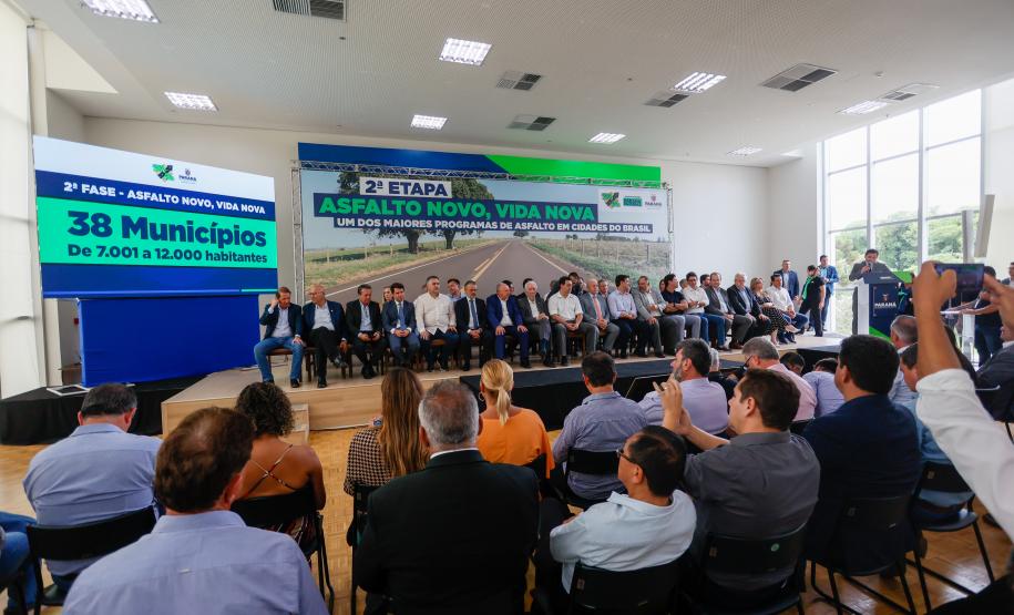 Governador anuncia R$ 132 milhões para nova fase do Asfalto Novo, Vida Nova