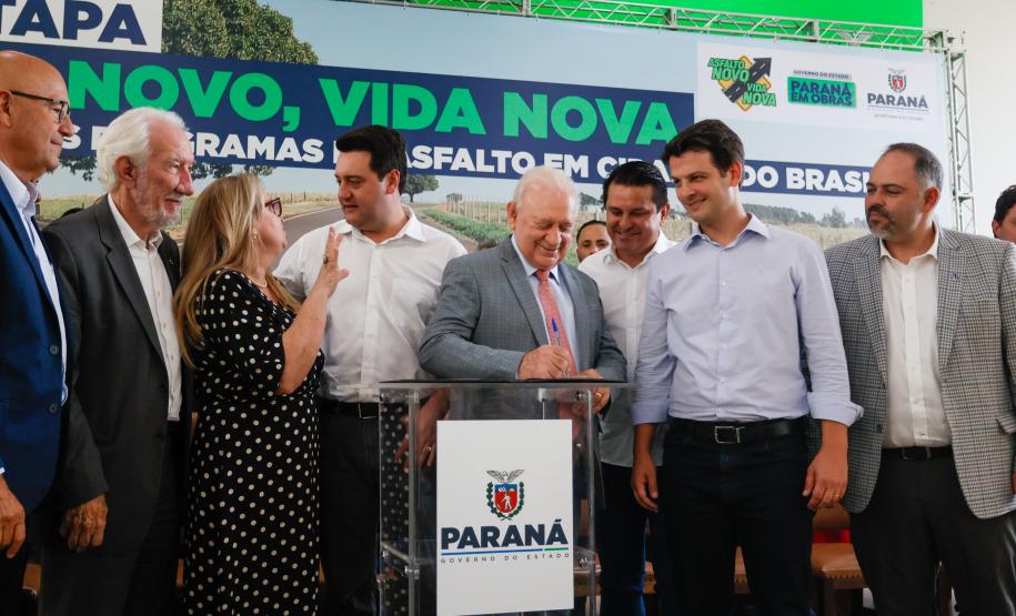 Governador anuncia R$ 132 milhões para nova fase do Asfalto Novo, Vida Nova