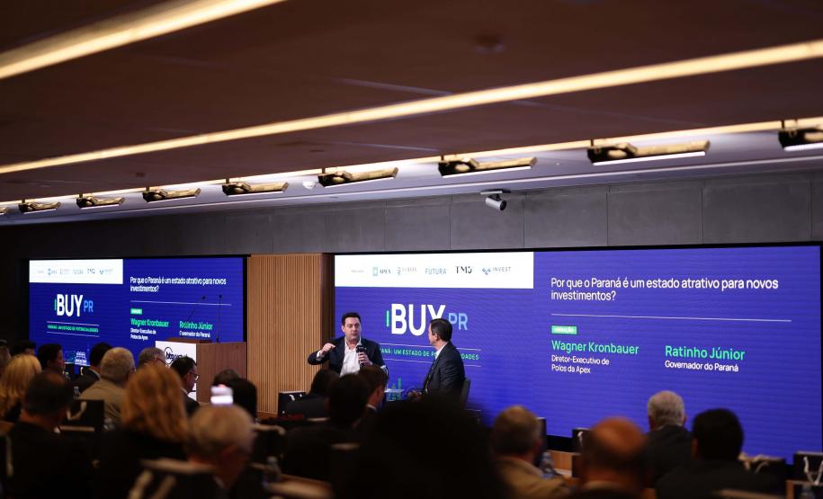 Governador Ratinho Junior apresenta potencial do Paraná a investidores brasileiros