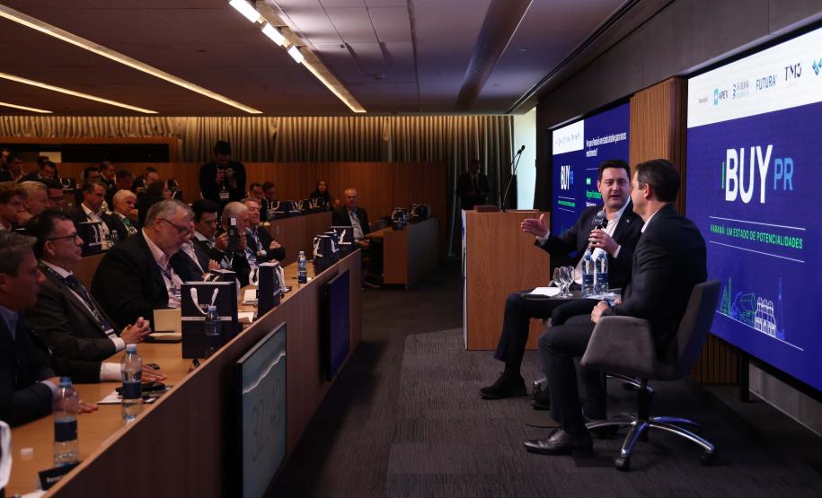 Governador Ratinho Junior apresenta potencial do Paraná a investidores brasileiros