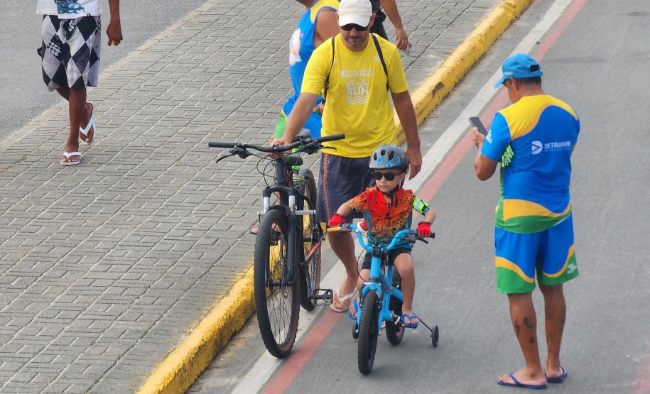 Passeio ciclístico é opção de exercício e lazer dentro do Verão Maior Paraná