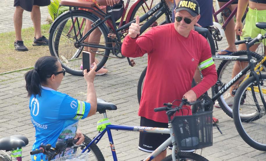 Passeio ciclístico é opção de exercício e lazer dentro do Verão Maior Paraná
