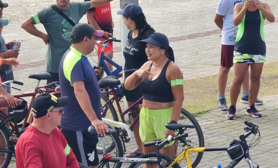 Passeio ciclístico é opção de exercício e lazer dentro do Verão Maior Paraná