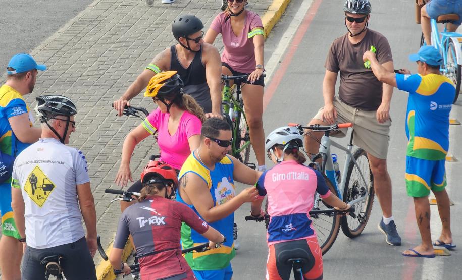 Passeio ciclístico é opção de exercício e lazer dentro do Verão Maior Paraná