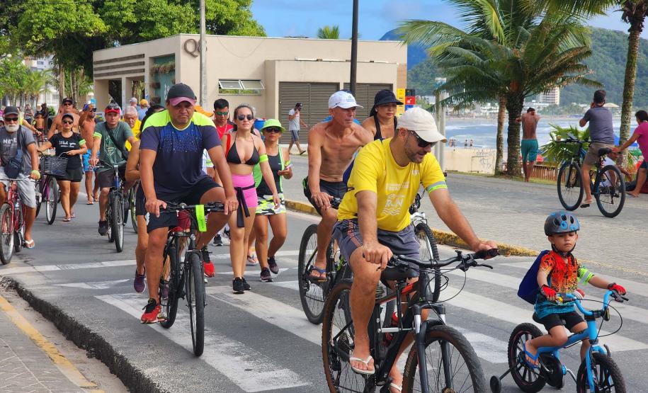 Passeio ciclístico é opção de exercício e lazer dentro do Verão Maior Paraná