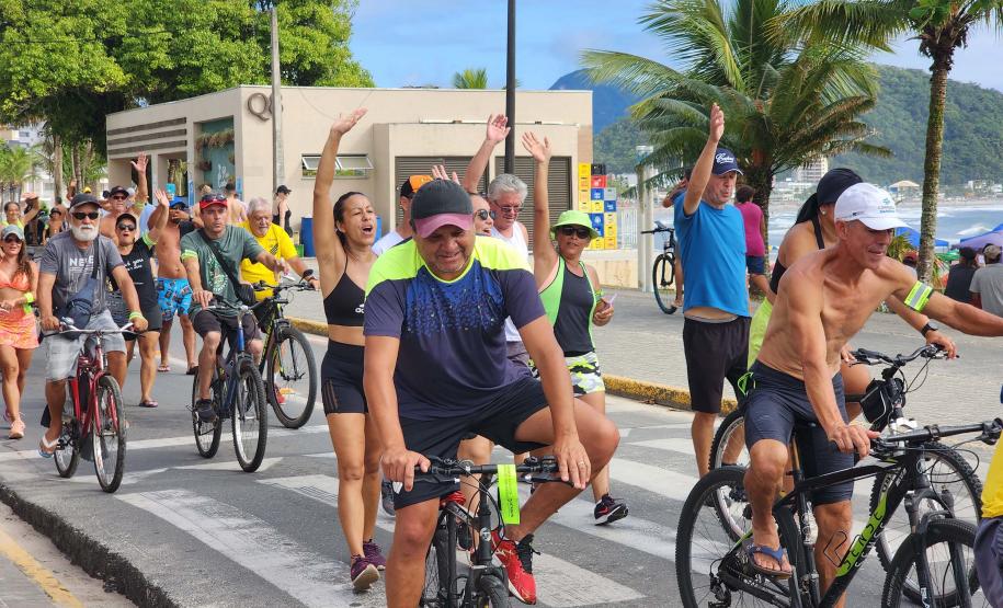 Passeio ciclístico é opção de exercício e lazer dentro do Verão Maior Paraná