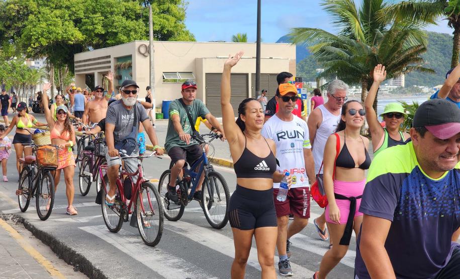 Passeio ciclístico é opção de exercício e lazer dentro do Verão Maior Paraná
