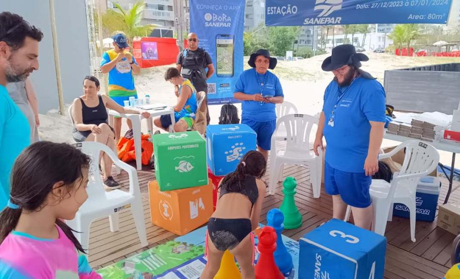 Mascote Sane e Estação Sanepar estão disponíveis em novo endereço em Matinhos