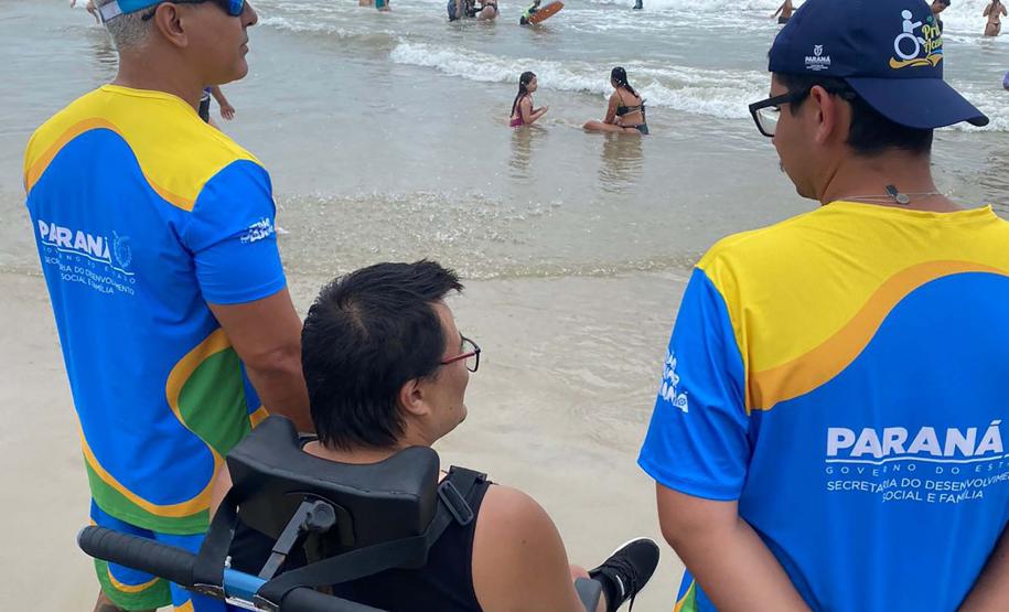 Em menos de 30 dias, programa Praia Acessível já supera atendimentos do último verão