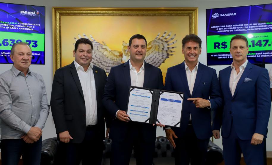Após renovação, Sanepar investirá R$ 196 milhões em ações ambientais em Cascavel