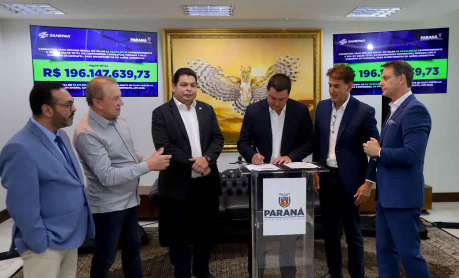 Após renovação, Sanepar investirá R$ 196 milhões em ações ambientais em Cascavel