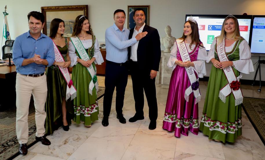 Governador destaca a importância da Festa da Uva de Colombo no calendário turístico