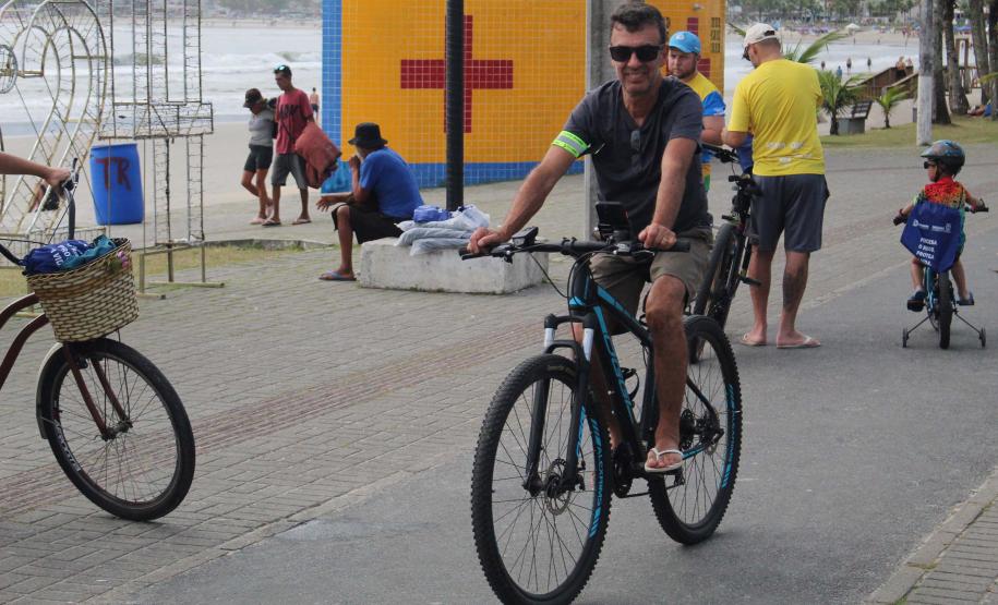 Passeio ciclístico é opção de exercício e lazer dentro do Verão Maior Paraná