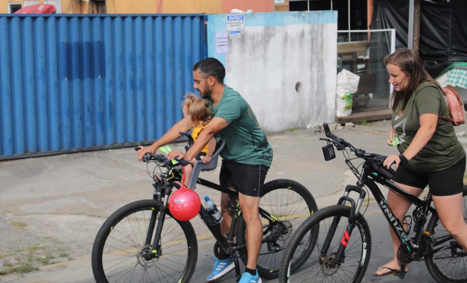 Passeio ciclístico é opção de exercício e lazer dentro do Verão Maior Paraná