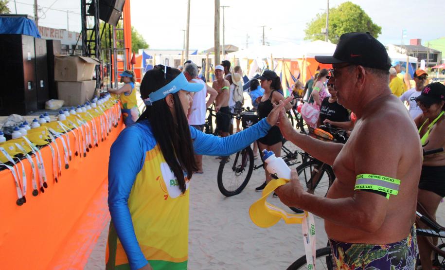 Passeio ciclístico é opção de exercício e lazer dentro do Verão Maior Paraná