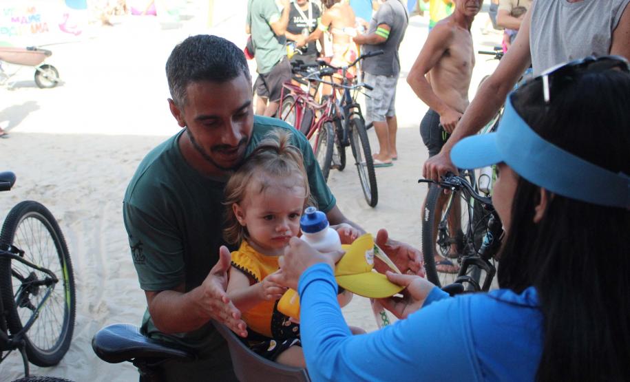 Passeio ciclístico é opção de exercício e lazer dentro do Verão Maior Paraná