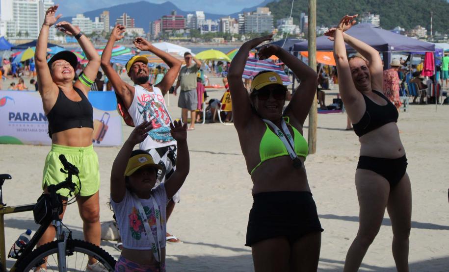 Passeio ciclístico é opção de exercício e lazer dentro do Verão Maior Paraná