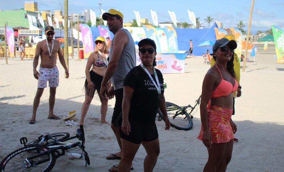 Passeio ciclístico é opção de exercício e lazer dentro do Verão Maior Paraná