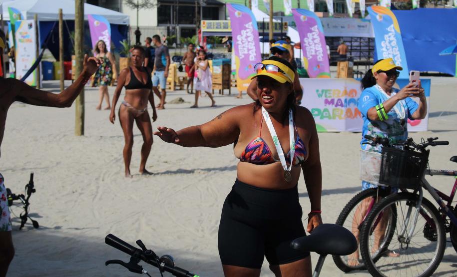 Passeio ciclístico é opção de exercício e lazer dentro do Verão Maior Paraná