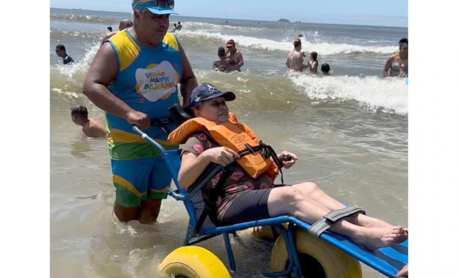 Em menos de 30 dias, programa Praia Acessível já supera atendimentos do último verão