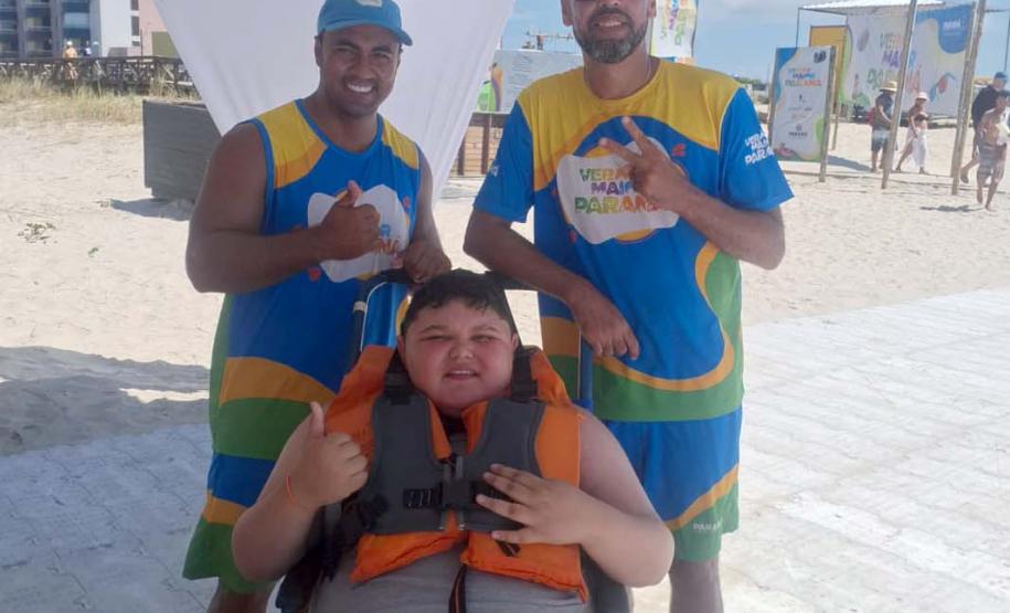 Em menos de 30 dias, programa Praia Acessível já supera atendimentos do último verão