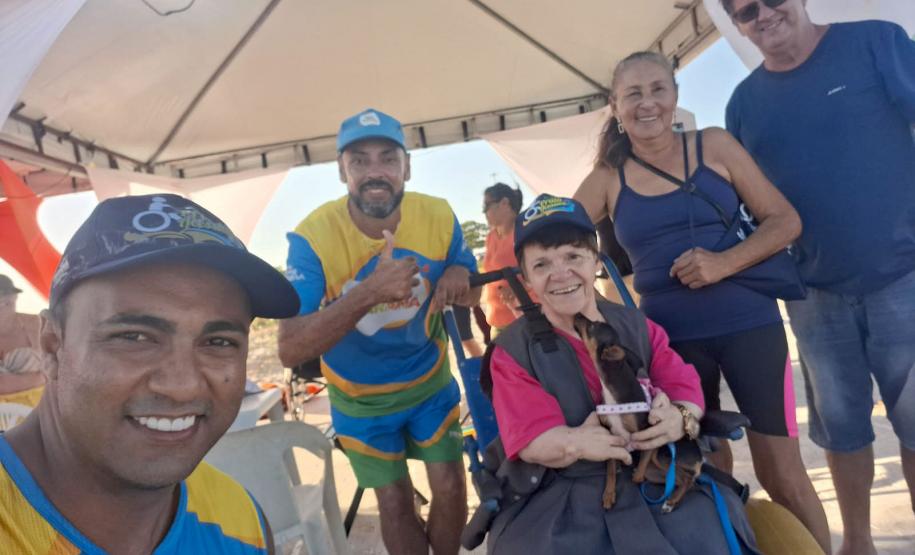 Em menos de 30 dias, programa Praia Acessível já supera atendimentos do último verão