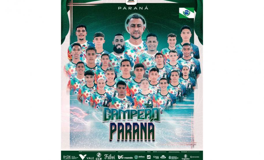 Paraná é campeão nacional da Taça das Favelas na categoria masculino