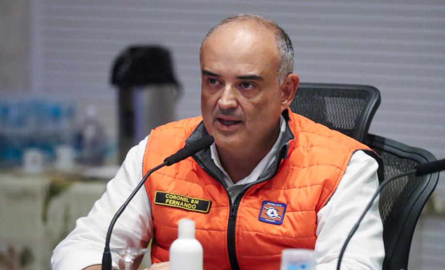 Reuniao do Comite de enfrentamento a Dengue no Palacio Iguacu, nesta quarta-feira (28).