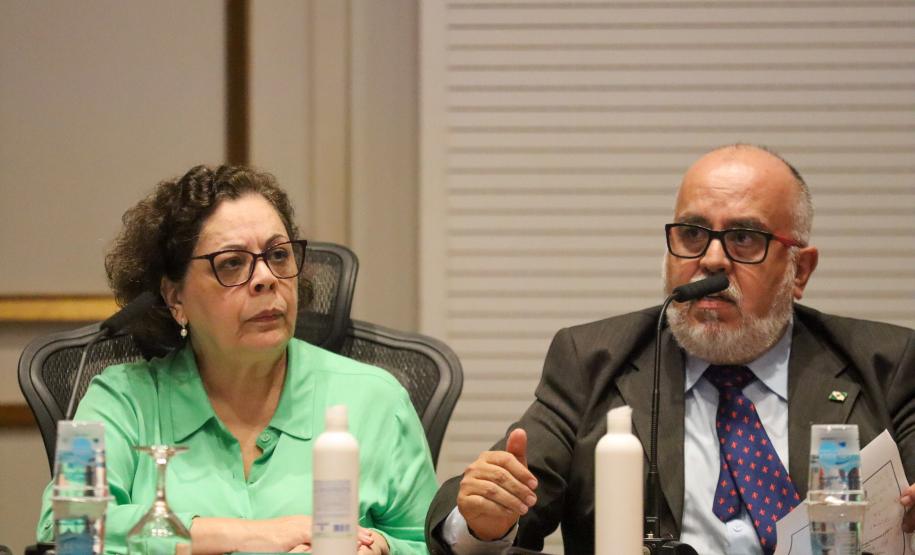 Reuniao do Comite de enfrentamento a Dengue no Palacio Iguacu, nesta quarta-feira (28).