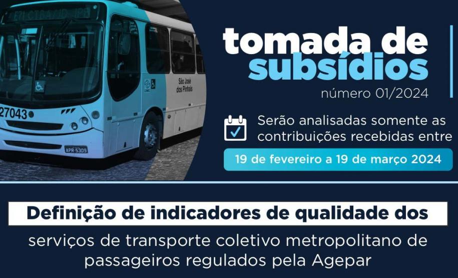 Agepar consultará usuários do transporte metropolitano para melhorar serviço