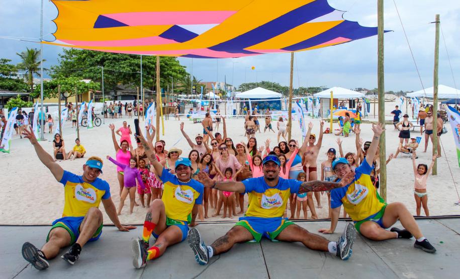 Com 1,7 milhão de atendimentos, ações de esporte animaram a temporada de verão