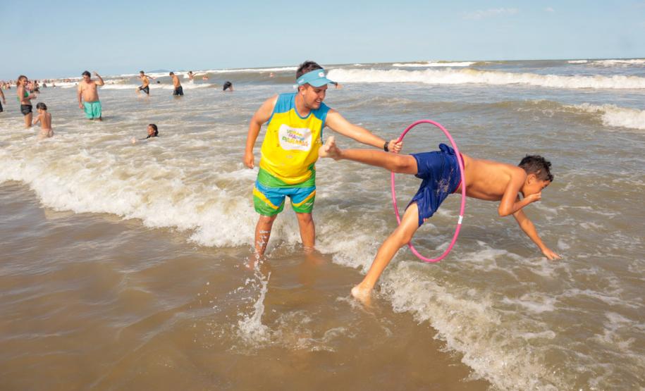 Com 1,7 milhão de atendimentos, ações de esporte animaram a temporada de verão