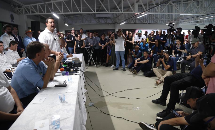 Agronegócio puxa bons números da economia, afirma Ratinho Junior no Show Rural