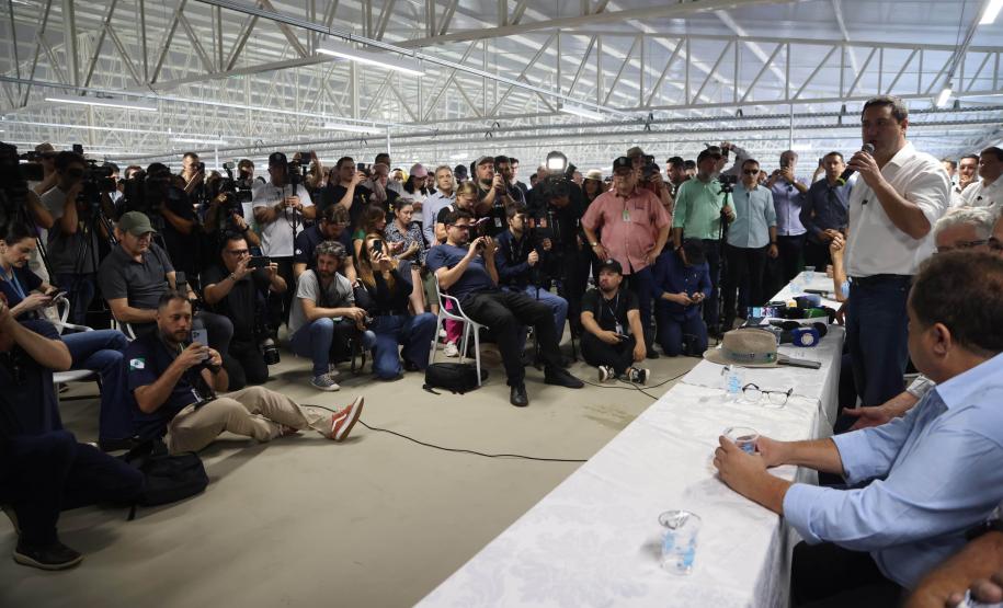 Agronegócio puxa bons números da economia, afirma Ratinho Junior no Show Rural