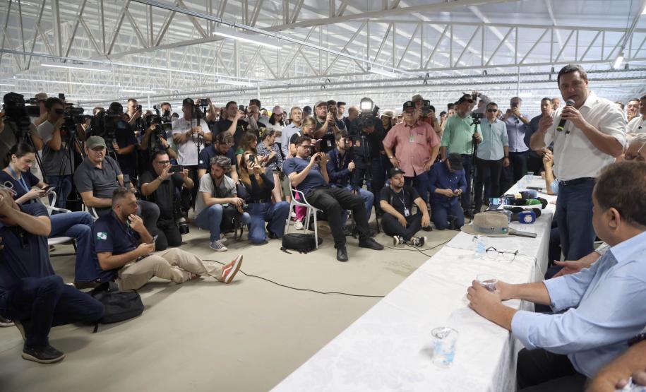 Agronegócio puxa bons números da economia, afirma Ratinho Junior no Show Rural