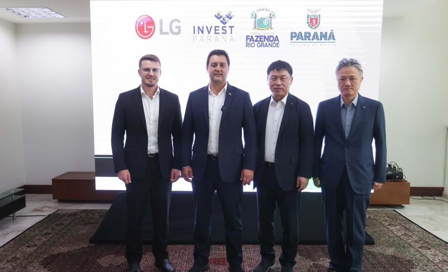 Paraná firma acordo com a LG para receber nova fábrica no Brasil