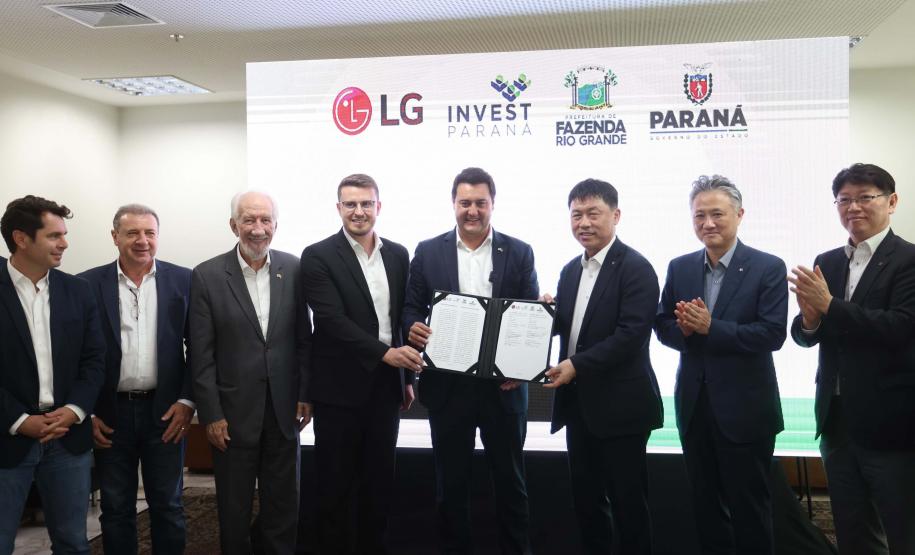Paraná firma acordo com a LG para receber nova fábrica no Brasil
