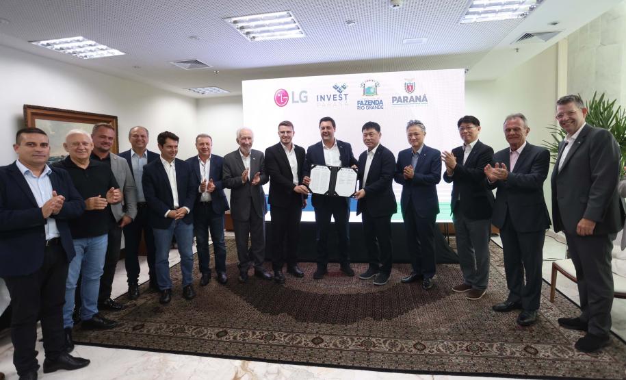 Paraná firma acordo com a LG para receber nova fábrica no Brasil