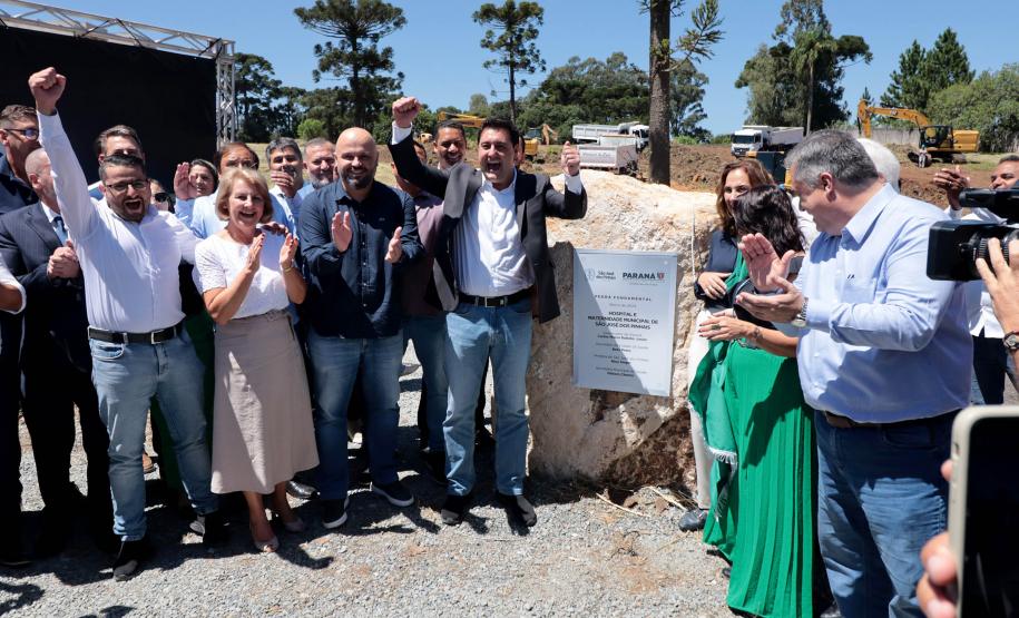 O governador Carlos Massa Ratinho Junior anuncia nesta quarta-feira (13) a liberação de R$ 60 milhões e o lançamento da pedra fundamental para a construção do novo hospital municipal de São José dos Pinhais, na Região Metropolitana de Curitiba.