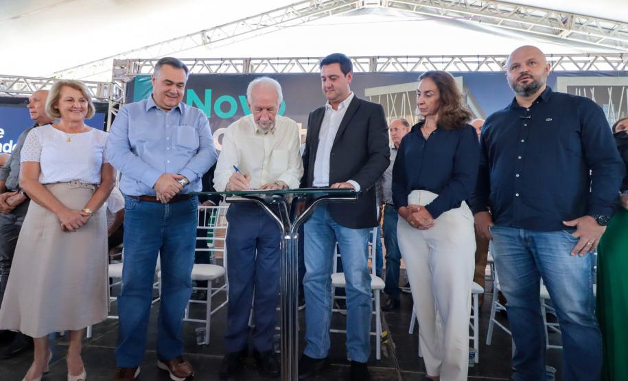 O governador Carlos Massa Ratinho Junior anuncia nesta quarta-feira (13) a liberação de R$ 60 milhões e o lançamento da pedra fundamental para a construção do novo hospital municipal de São José dos Pinhais, na Região Metropolitana de Curitiba.