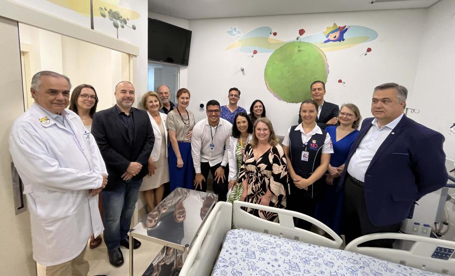 Com apoio do Estado, Hospital Pequeno Príncipe inaugura oito novos leitos de UTI