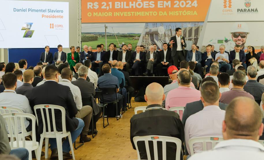 Copel apresenta investimento recorde de R$ 2,1 bilhões em distribuição de energia em 2024