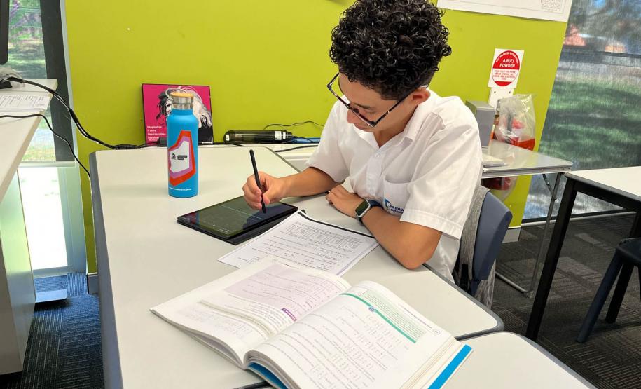 Luiz Fernando Souza de Andrade, 15 anos, estudante da cidade de Alto Paraíso que está em intercâmbio pelo programa Ganhando o Mundo da Secretaria de Estado da Educação na Austrália.