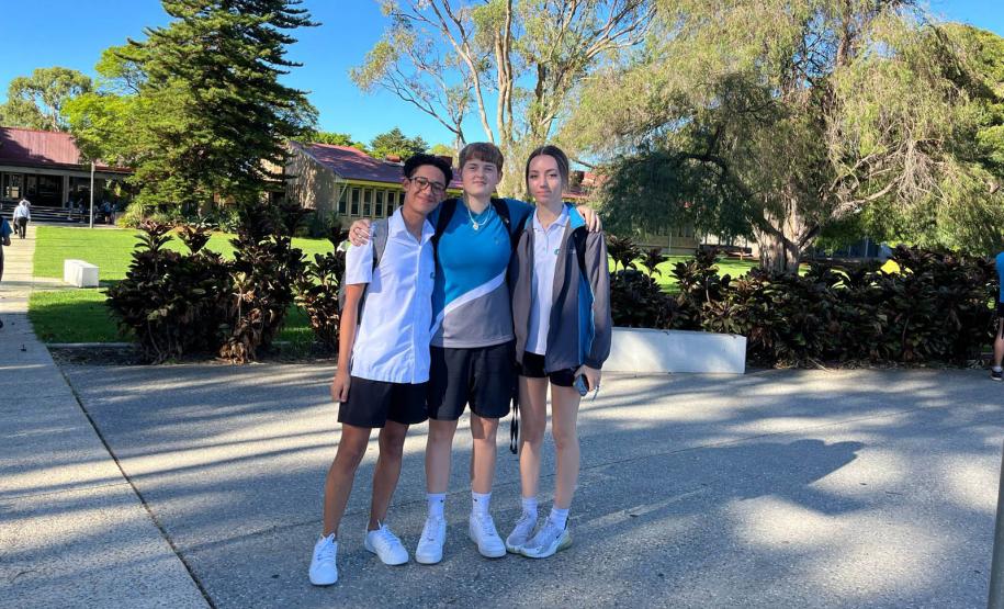 Luiz Fernando Souza de Andrade, 15 anos, estudante da cidade de Alto Paraíso que está em intercâmbio pelo programa Ganhando o Mundo da Secretaria de Estado da Educação na Austrália.