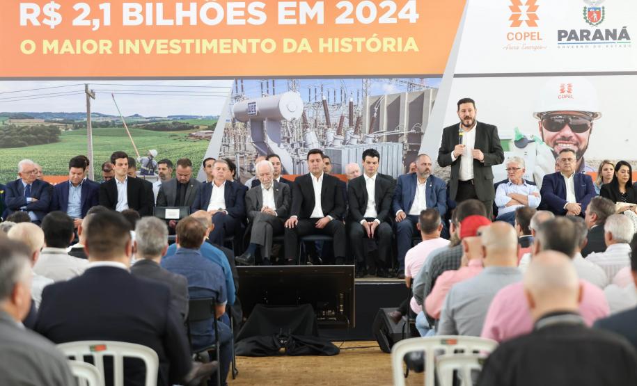 Copel apresenta investimento recorde de R$ 2,1 bilhões em distribuição de energia em 2024