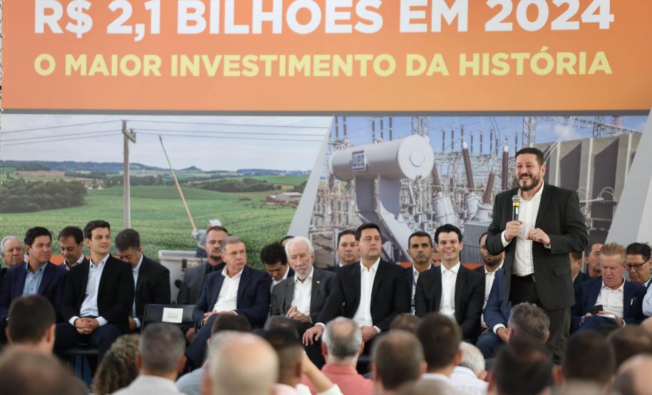 Copel apresenta investimento recorde de R$ 2,1 bilhões em distribuição de energia em 2024