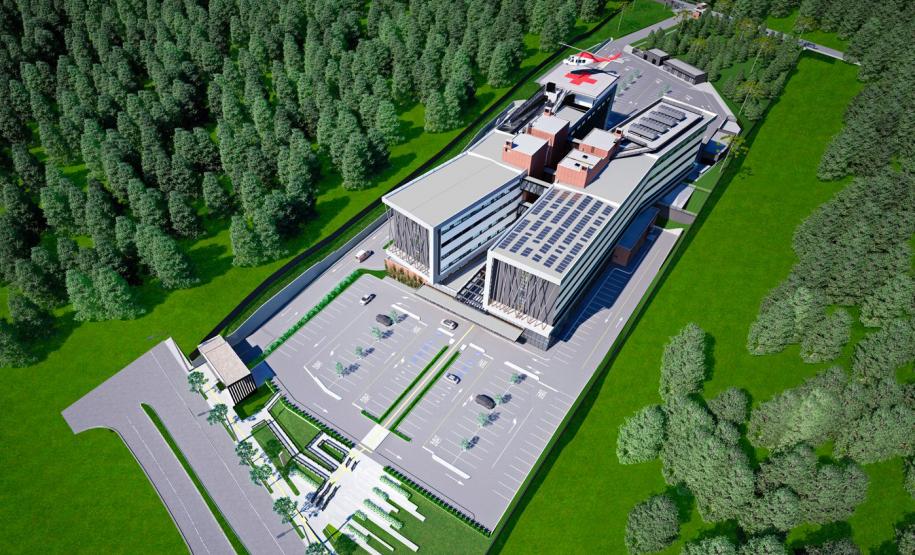 O governador Carlos Massa Ratinho Junior anuncia nesta quarta-feira (13) a liberação de R$ 60 milhões e o lançamento da pedra fundamental para a construção do novo hospital municipal de São José dos Pinhais, na Região Metropolitana de Curitiba.